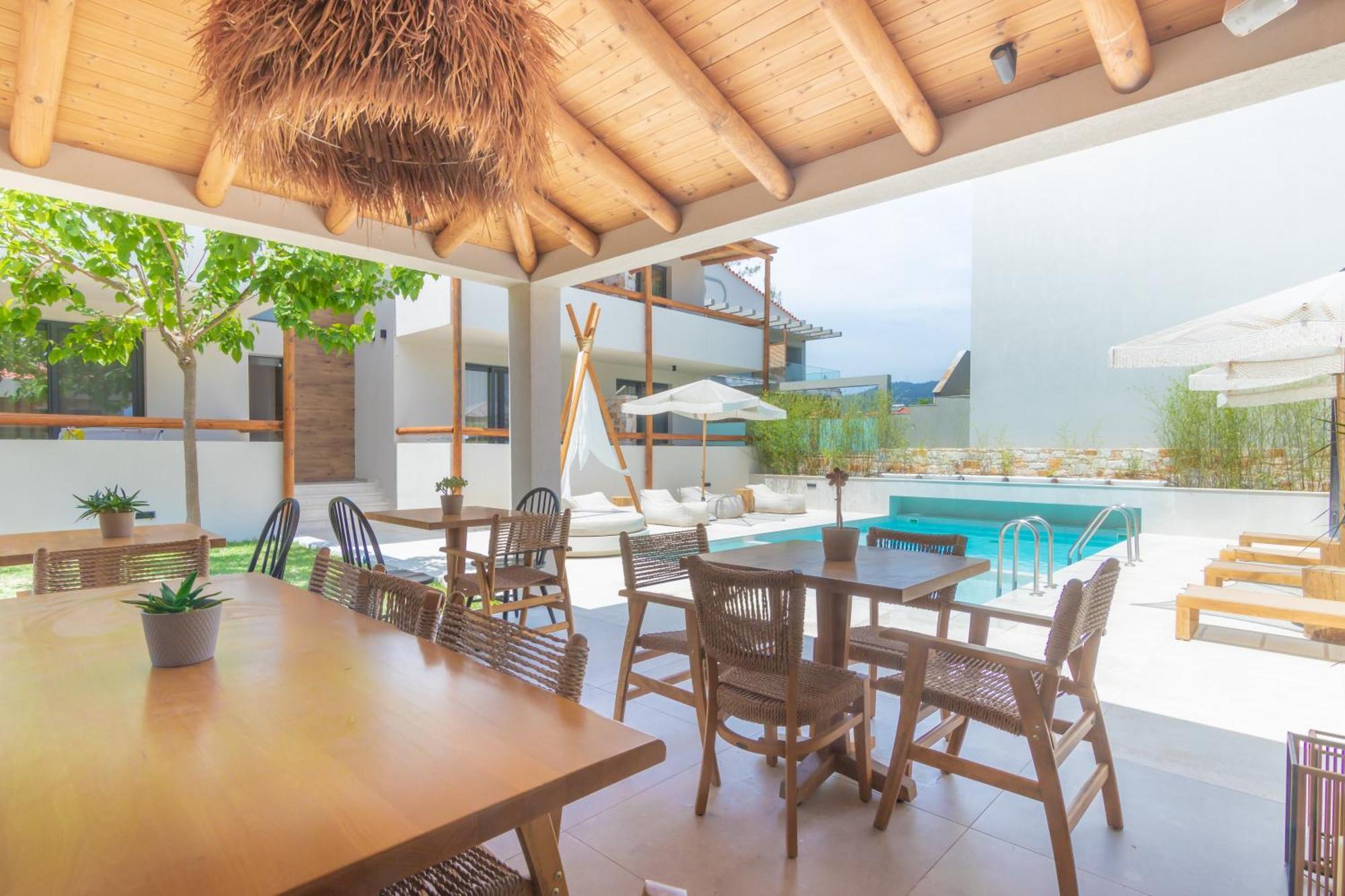 Bed and Breakfast Rastoni - Relax & Retreat Skala Potamia  Zewnętrze zdjęcie